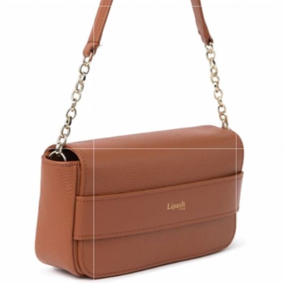 Lipault Paris Leather Chain Strap Shoulder Bag - Picture 10 of 10